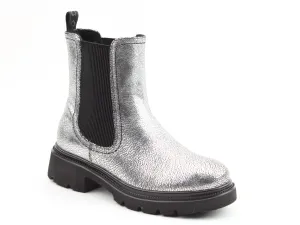 Heavenly Feet Zeta Silver Womens Litesoles Casual Comfort Ankle Boots