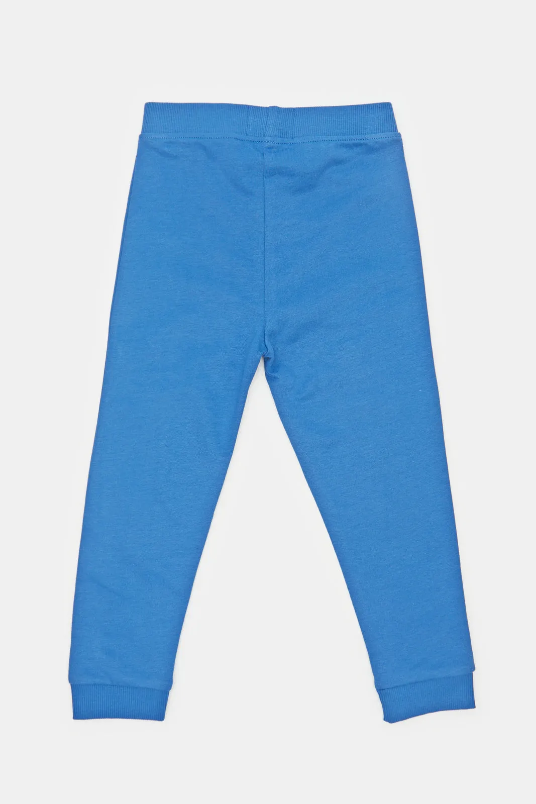 Infant Boys Blue Plain Active Pants