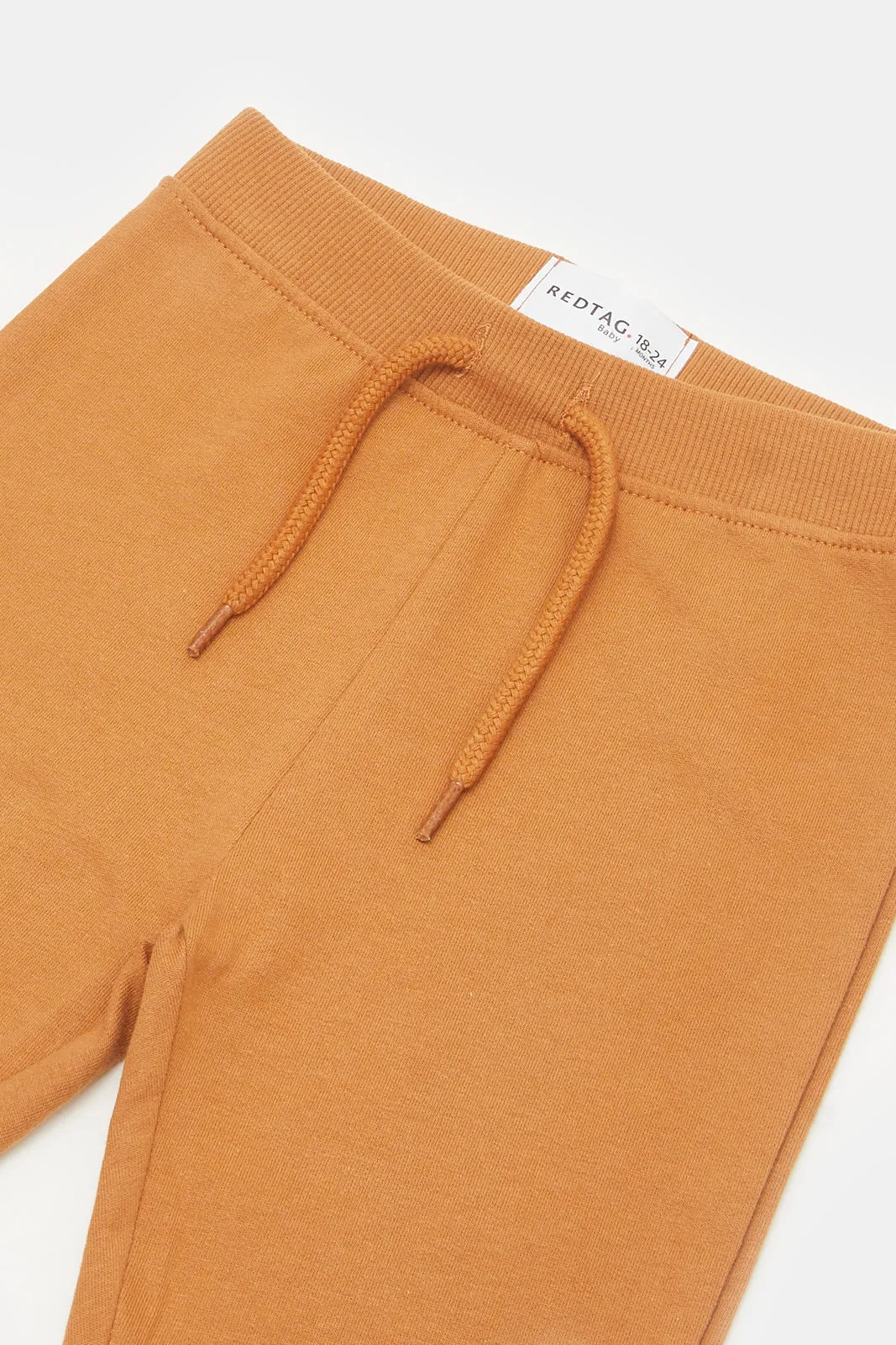 Infant Boys Rust Plain Active Pants