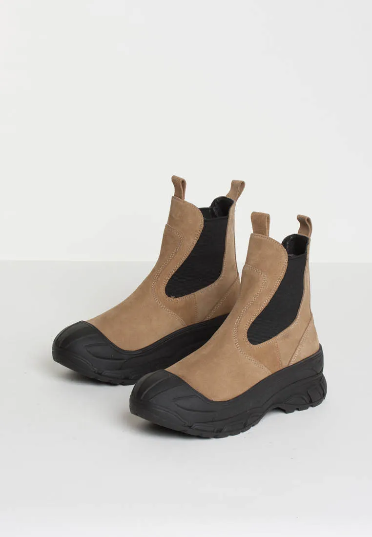 Jack Sand Chunky Chelsea Boots