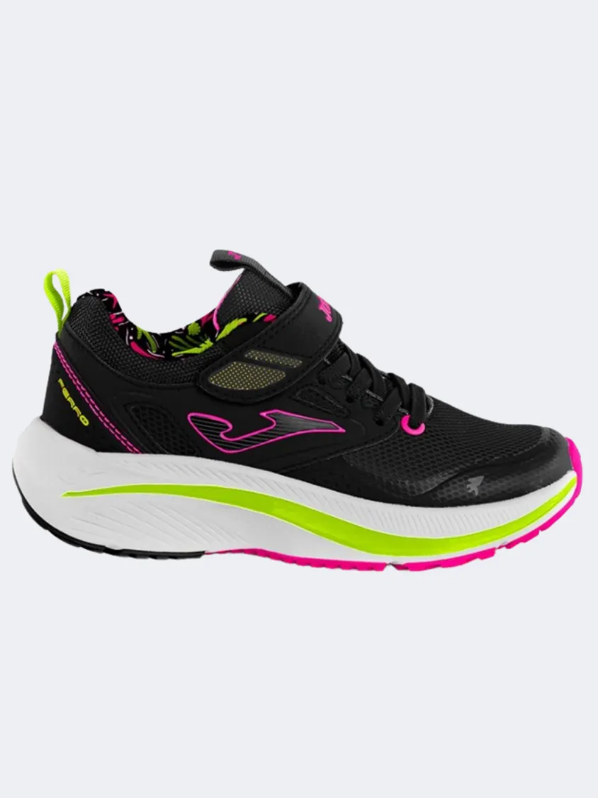 Joma Ferro 2331 Kids Running Shoes Black/Fuchsia