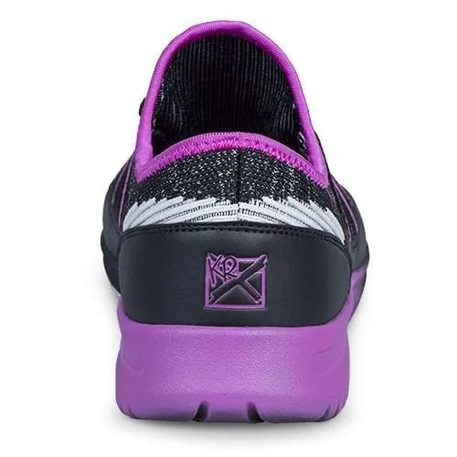 KR Strikeforce Womens Jazz Black/Purple Bowling Shoes