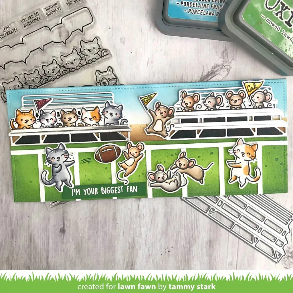 Lawn Fawn - stadium seating - lawn cuts