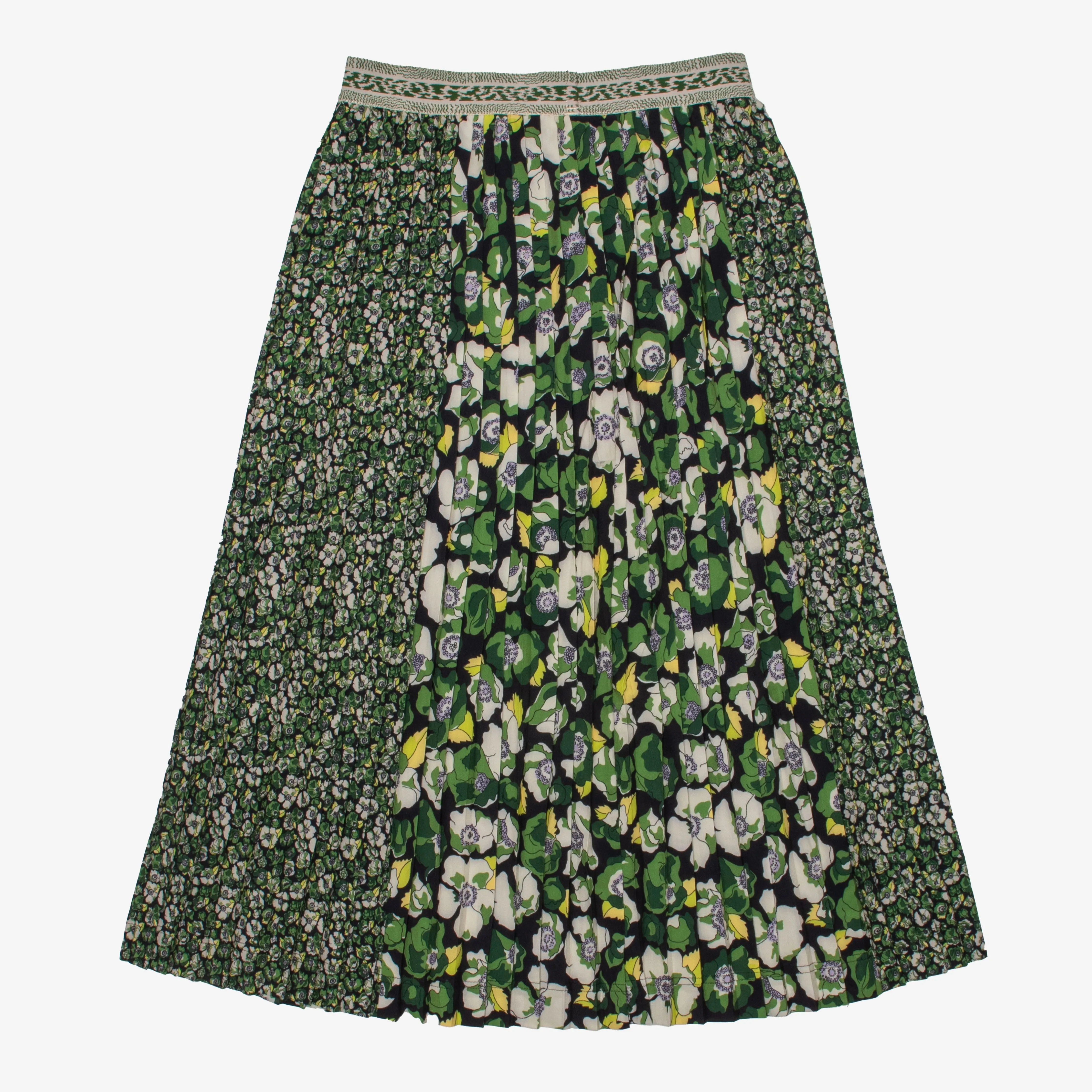 LIBERTY x PUMA Long AOP Plissee Skirt Puma Black-Flower AOP