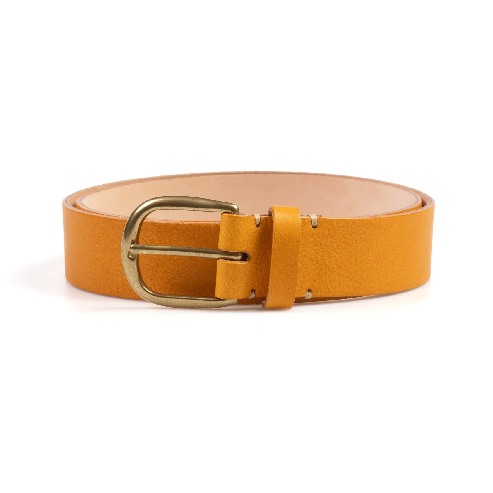 Lined Belt - Mustard Badalassi Minerva Box