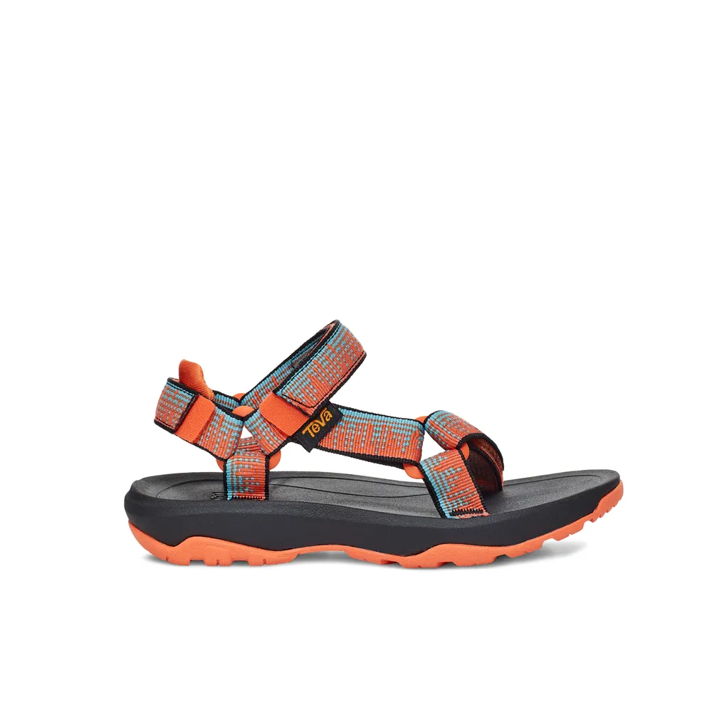 Little Kid's Teva Hurricane XLT 2 Color: Carrot Blue Mirage