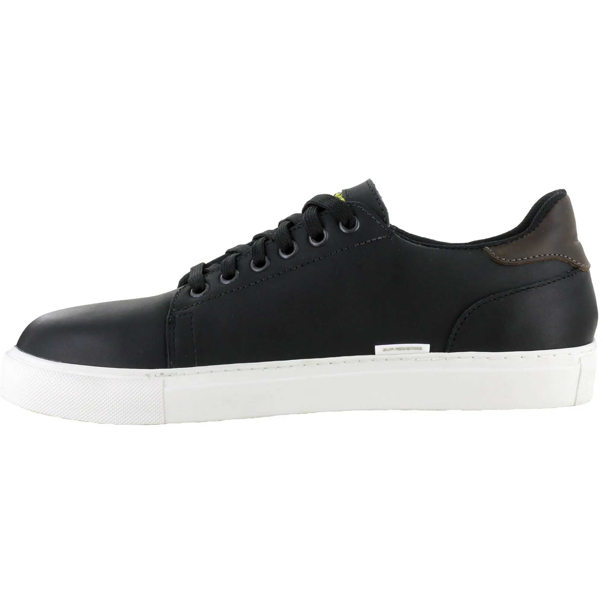 Mellow Walk Owen Mens Black Leather Sneaker Shoes