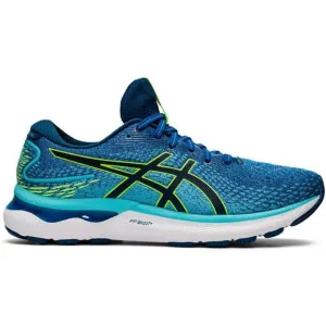 Men's Asics Gel-Nimbus 24, Lake Drive/Hazard Green, 9 4E Extra Wide