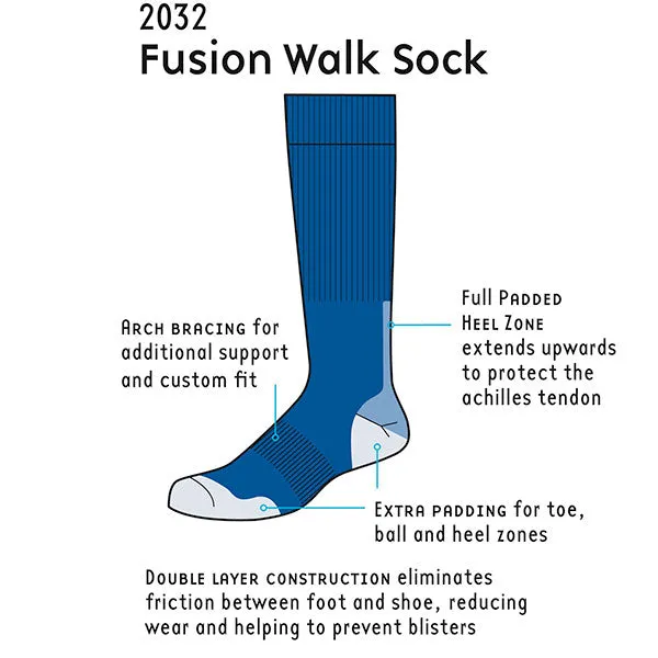 Men's Fusion Double Layer Walking Sock - 2032