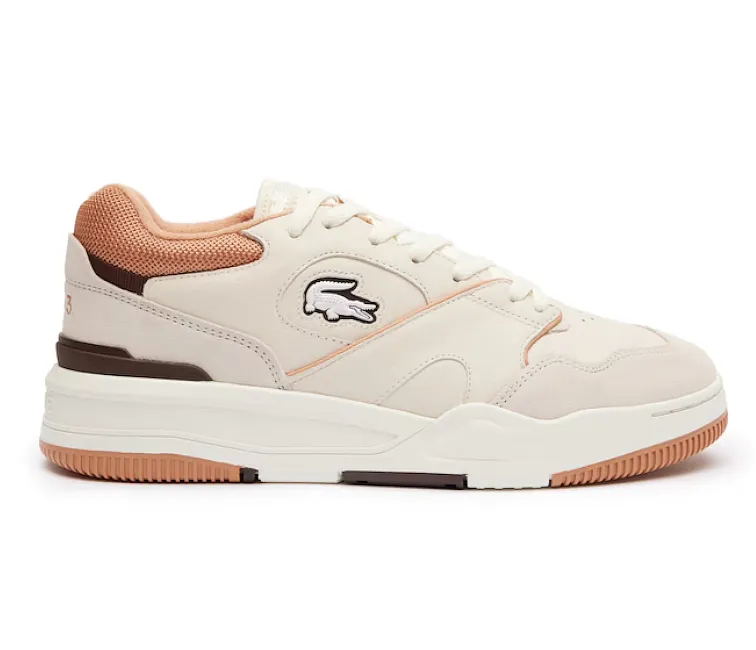 Men's Lacoste Lineshot 124 3 SMA (Off White/Light Brown)