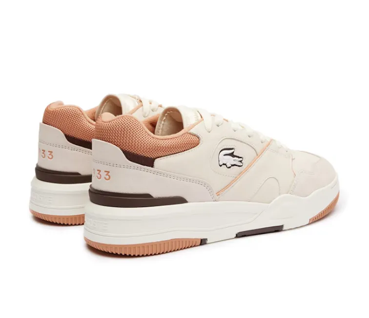 Men's Lacoste Lineshot 124 3 SMA (Off White/Light Brown)