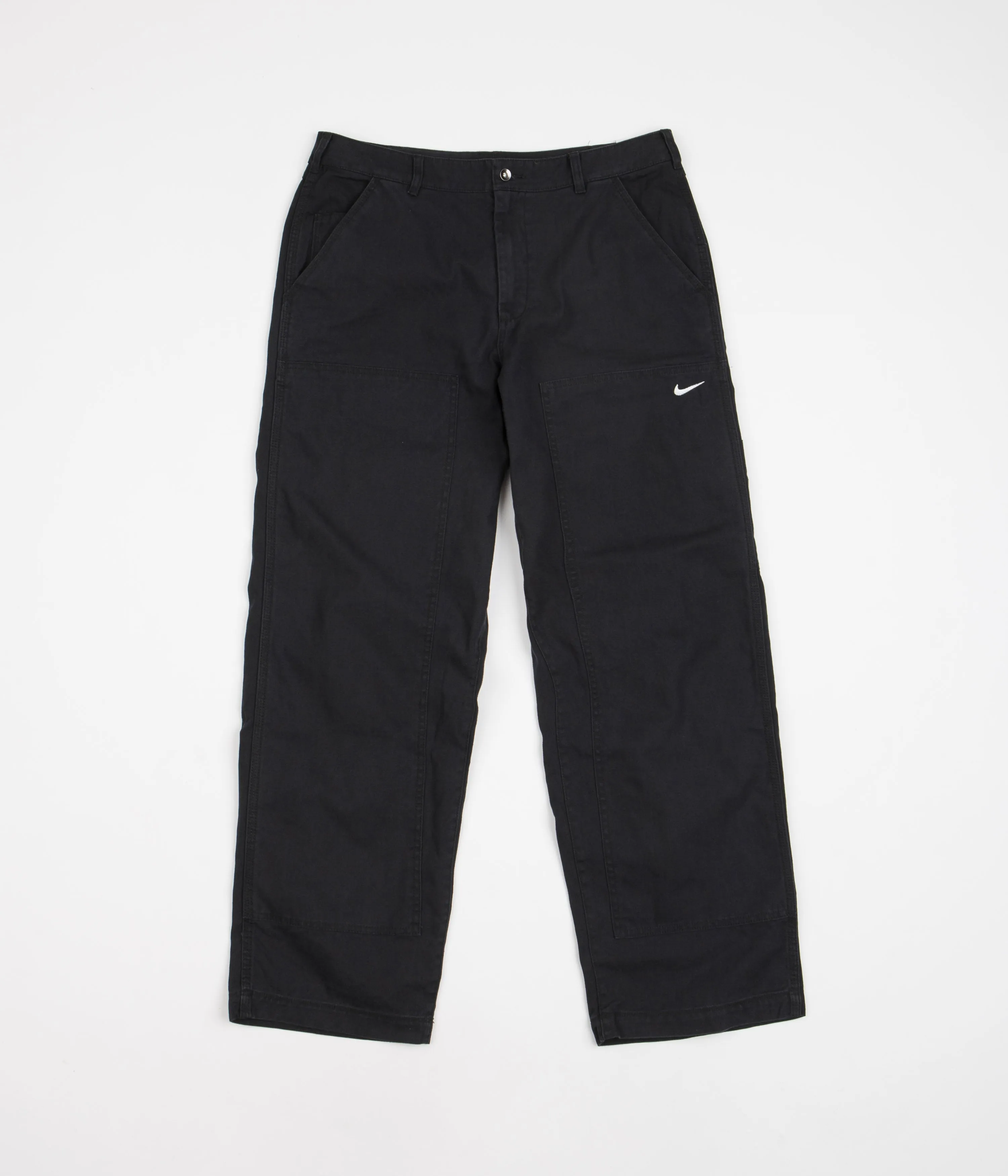 Nike Double Panel Unlined Pants - Black / White