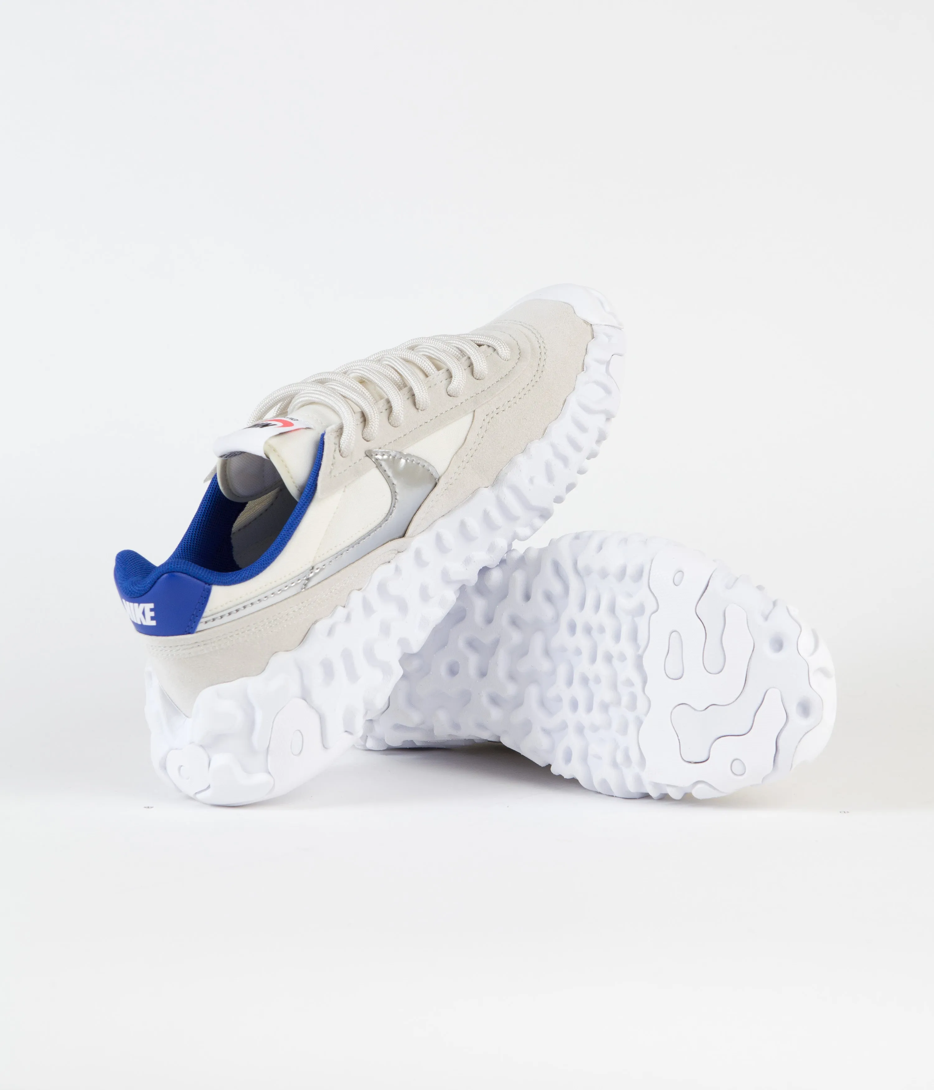 Nike Overbreak Shoes - Light Bone / Metallic Silver - Sail