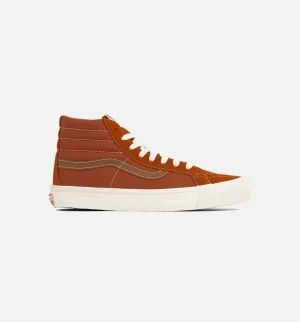 OG SK8 Hi LX Mens Shoe - Orange/White/Brown