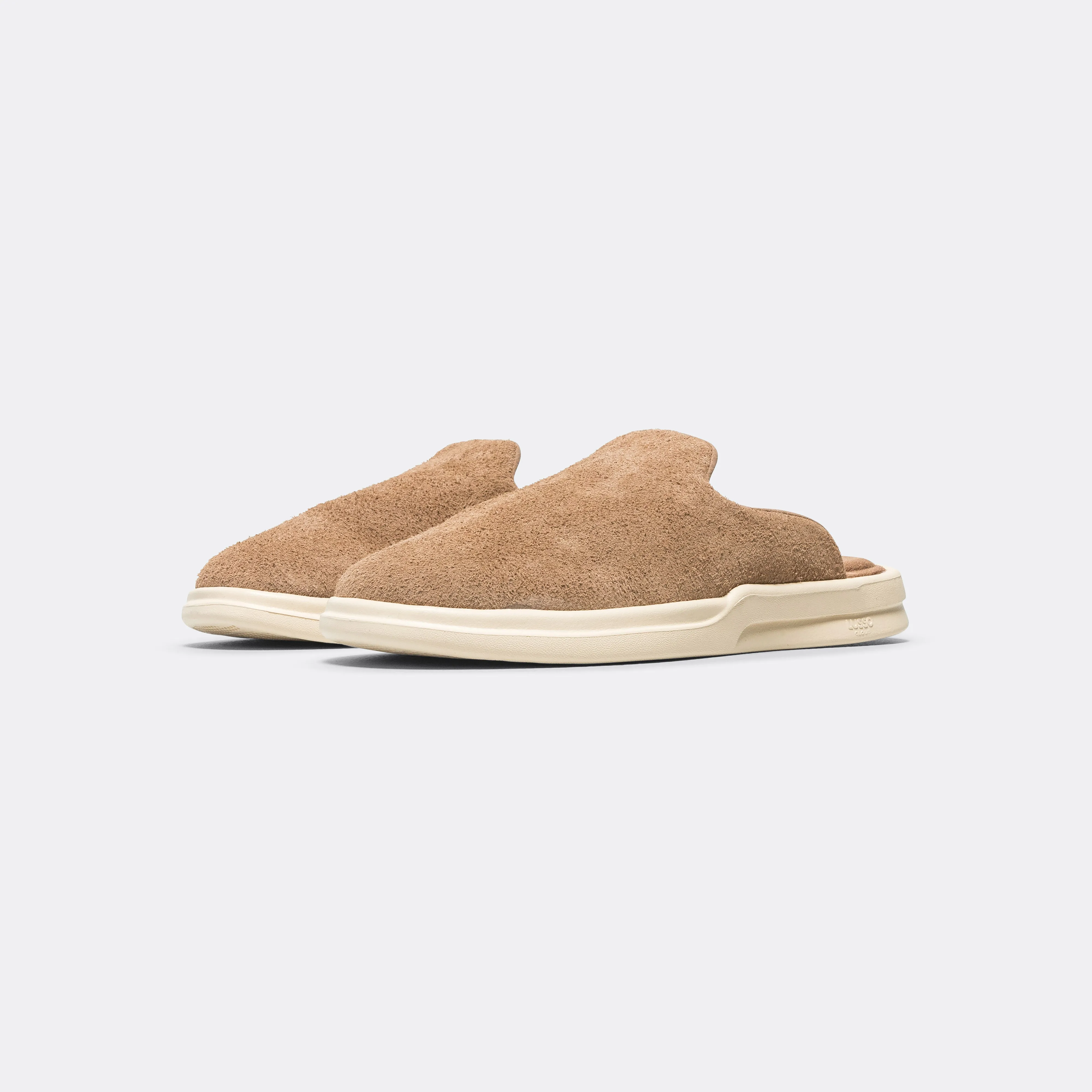 Pelli Hairy Suede - Chestnut/Shortbread