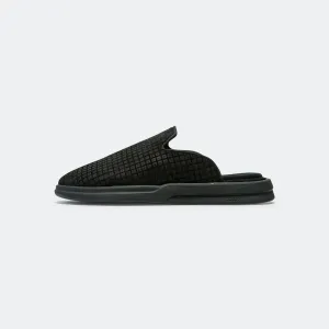 Pelli Waffle Suede - Jet Black/Matte