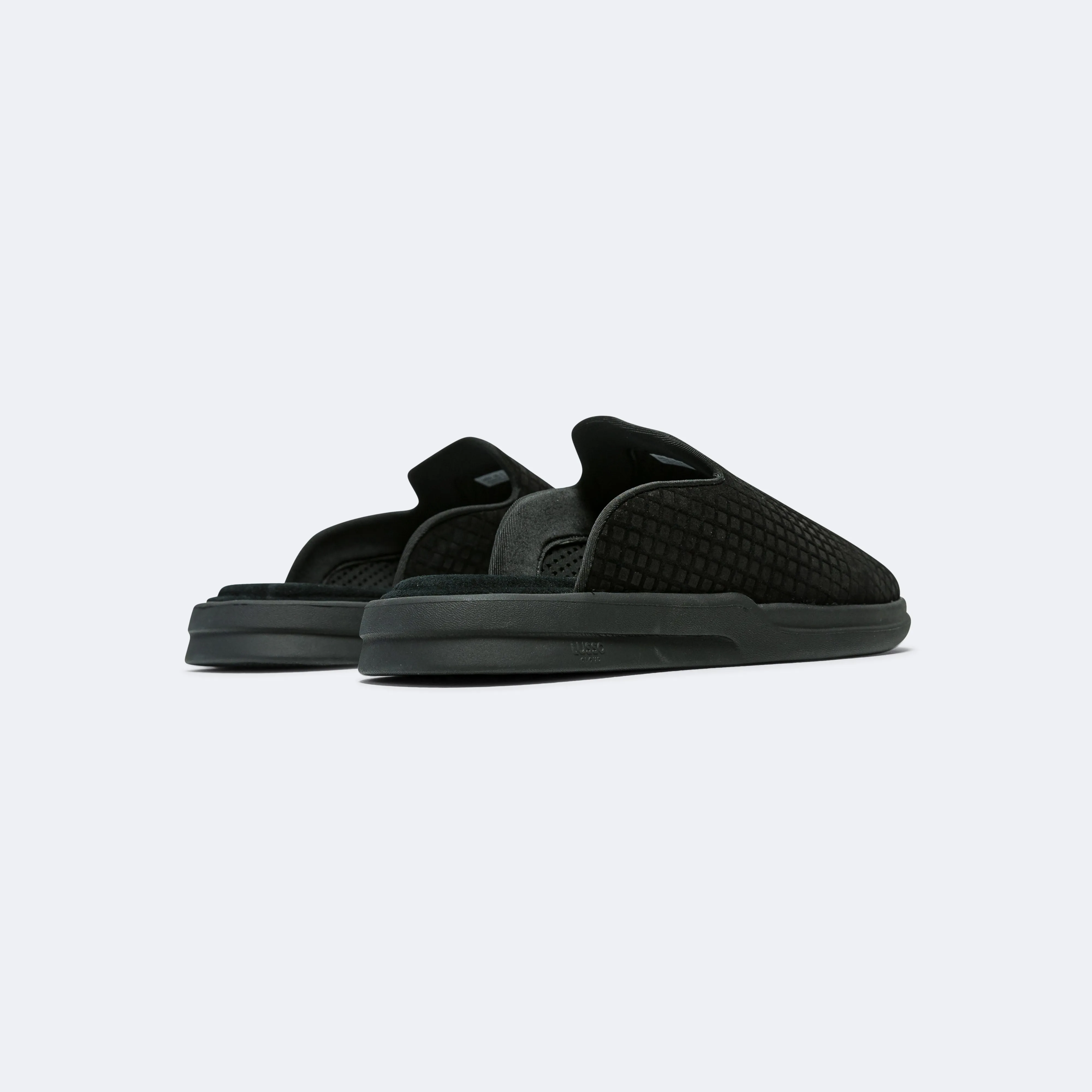 Pelli Waffle Suede - Jet Black/Matte