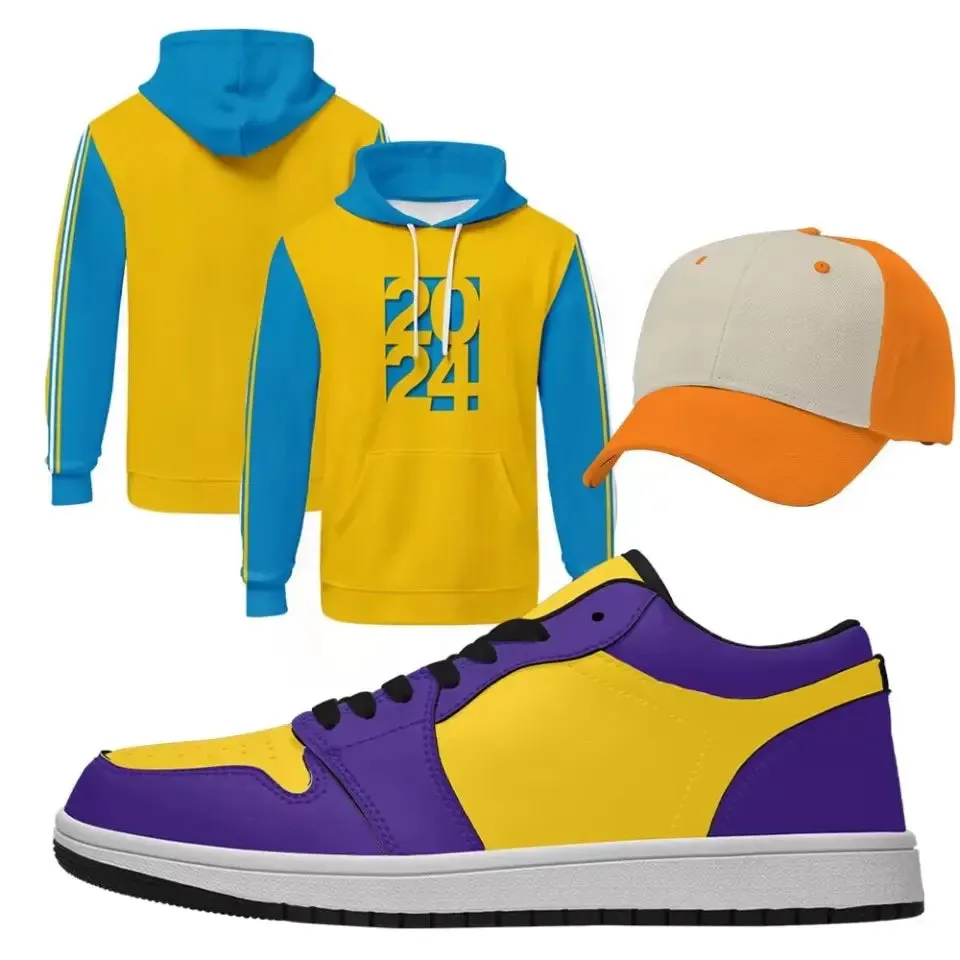 Personalized Stylish Combo Deal, Custom Perfect Gift Hoodies, Hat and Sneakers