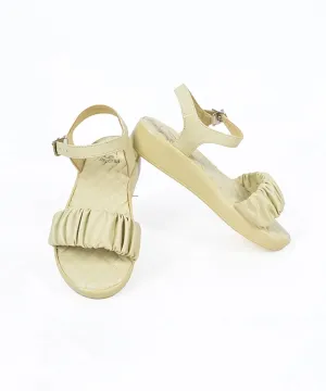 Pista Green Colored Baby Girl Sandal for Party