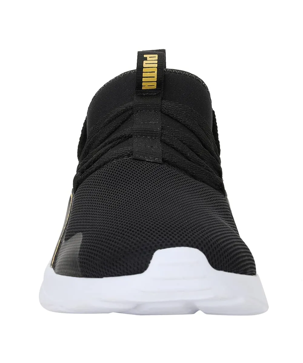 Puma Mens Manor Black-Mineral Yellow Sneaker