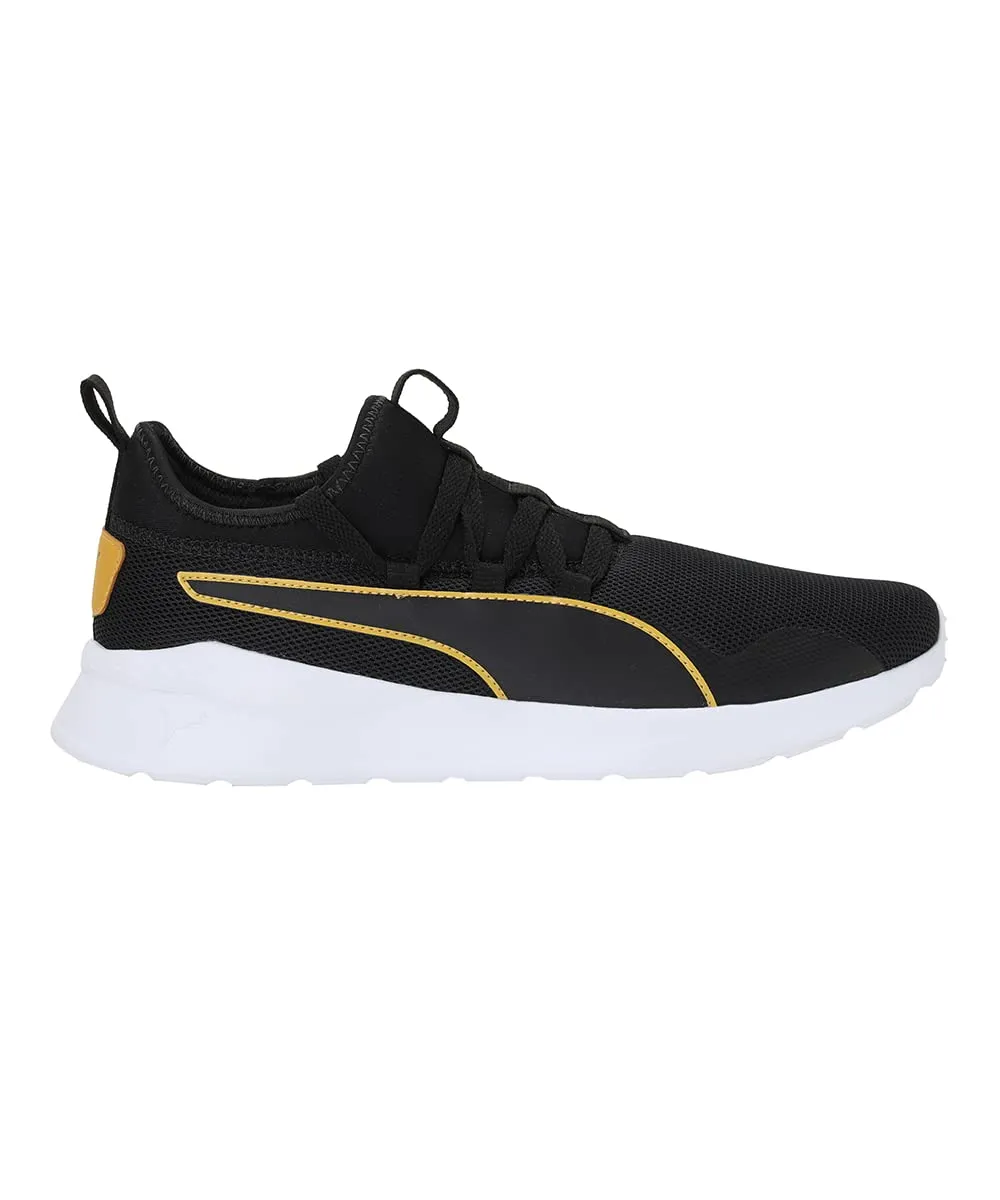 Puma Mens Manor Black-Mineral Yellow Sneaker