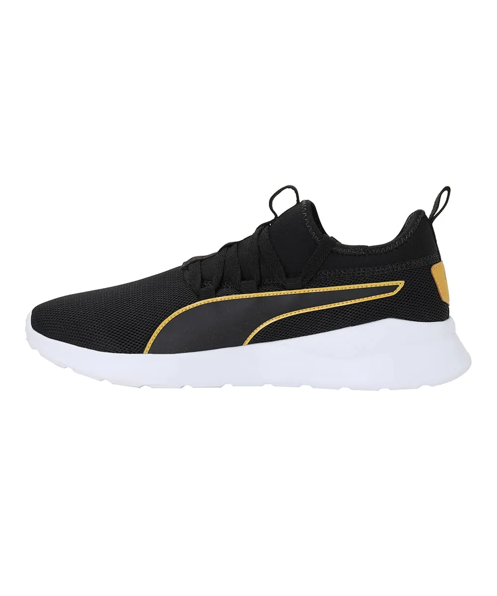 Puma Mens Manor Black-Mineral Yellow Sneaker