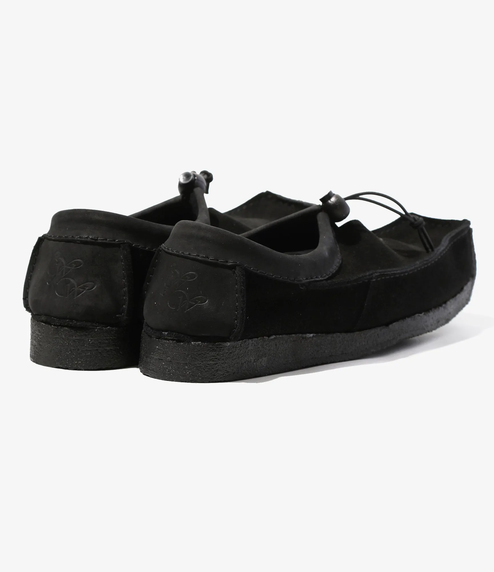 QR Moccasin Low / Suede - Black