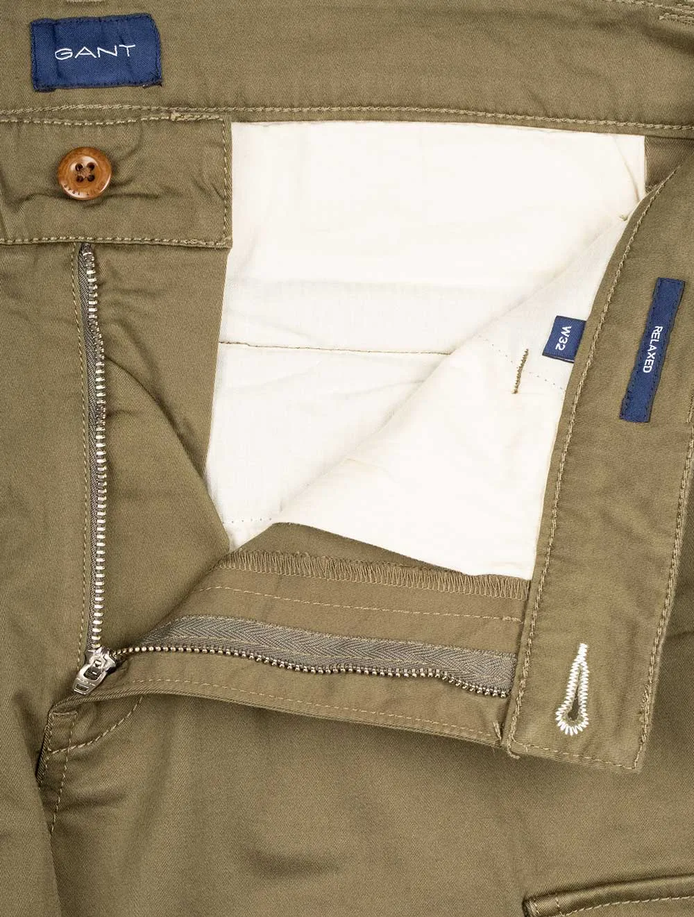 Relaxed Twill Cargo Shorts Juniper Green