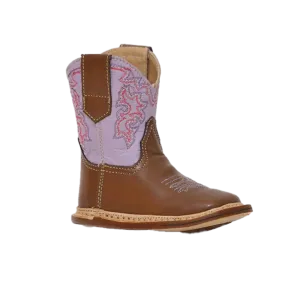 Roper Footwear Kid's Cowgirl Light Purple Design Boots