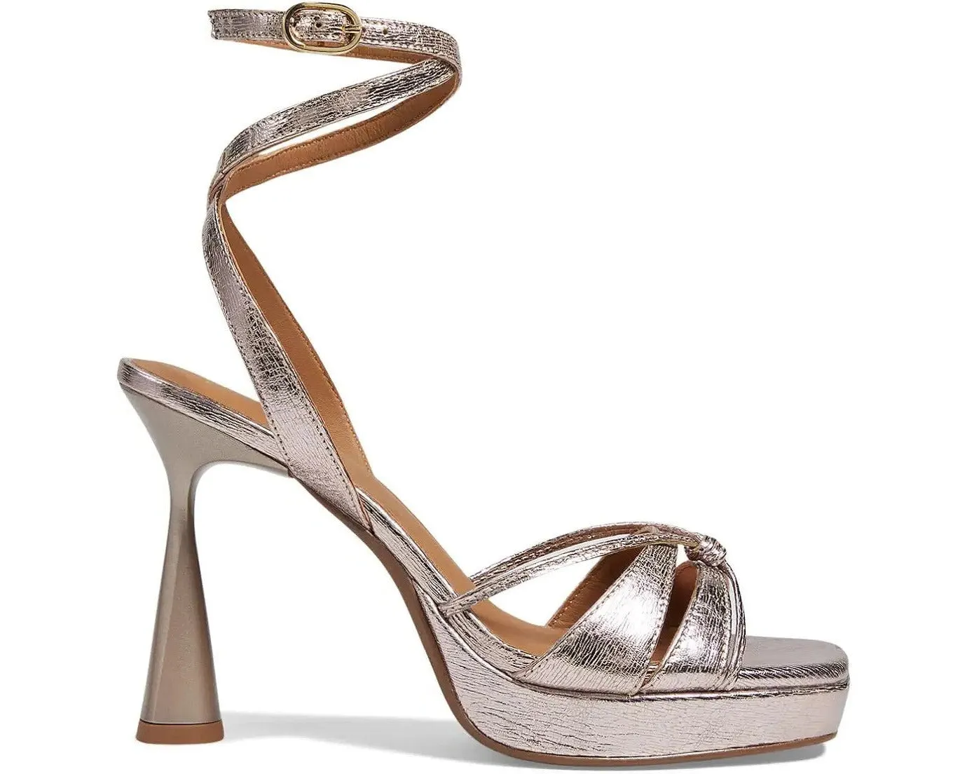 Seychelles Sweet Nothings Heels in Morganite Metallic