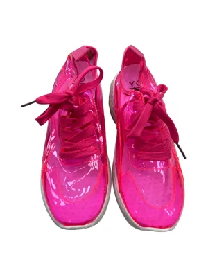 Shoes Sneakers By Yoki In Pink, Size: 8