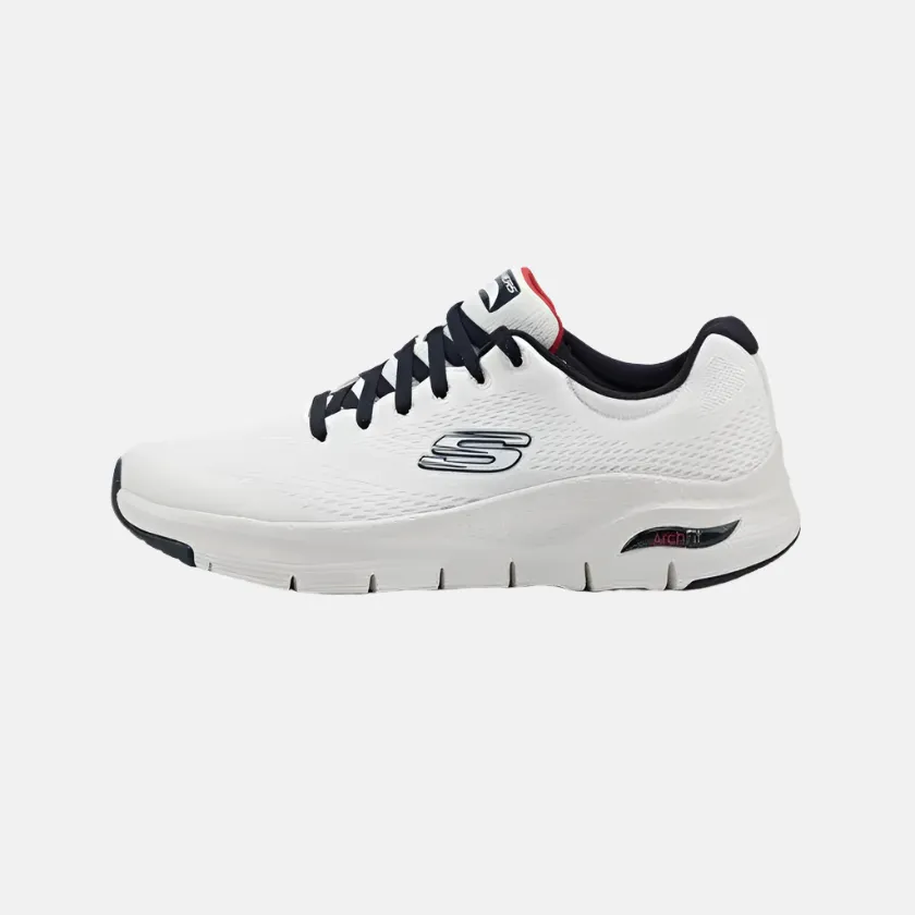 Skechers Arch Fit Men's Walking Shoes -White/Navy