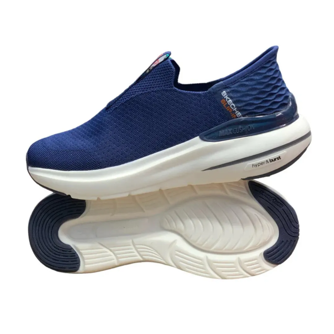 Skechers Slip-Ins: Max Cushioning Hyper Burst Navy Blue