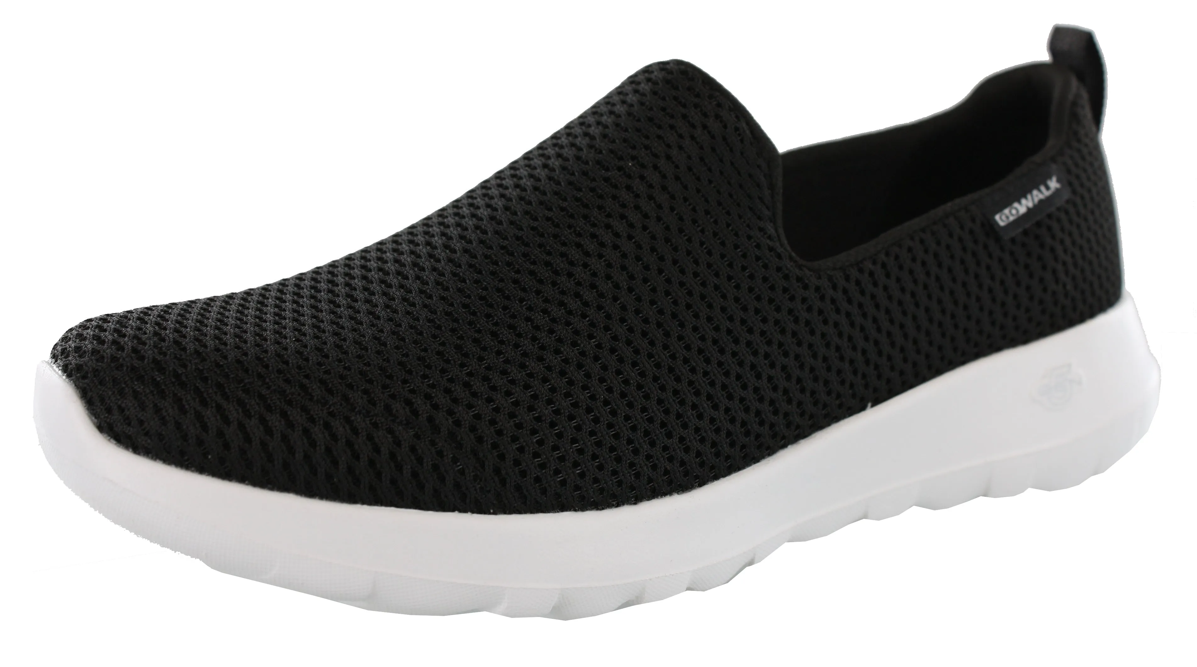 Skechers Women Wide Width Easy On Casual Flexible Walking Slip On Shoes