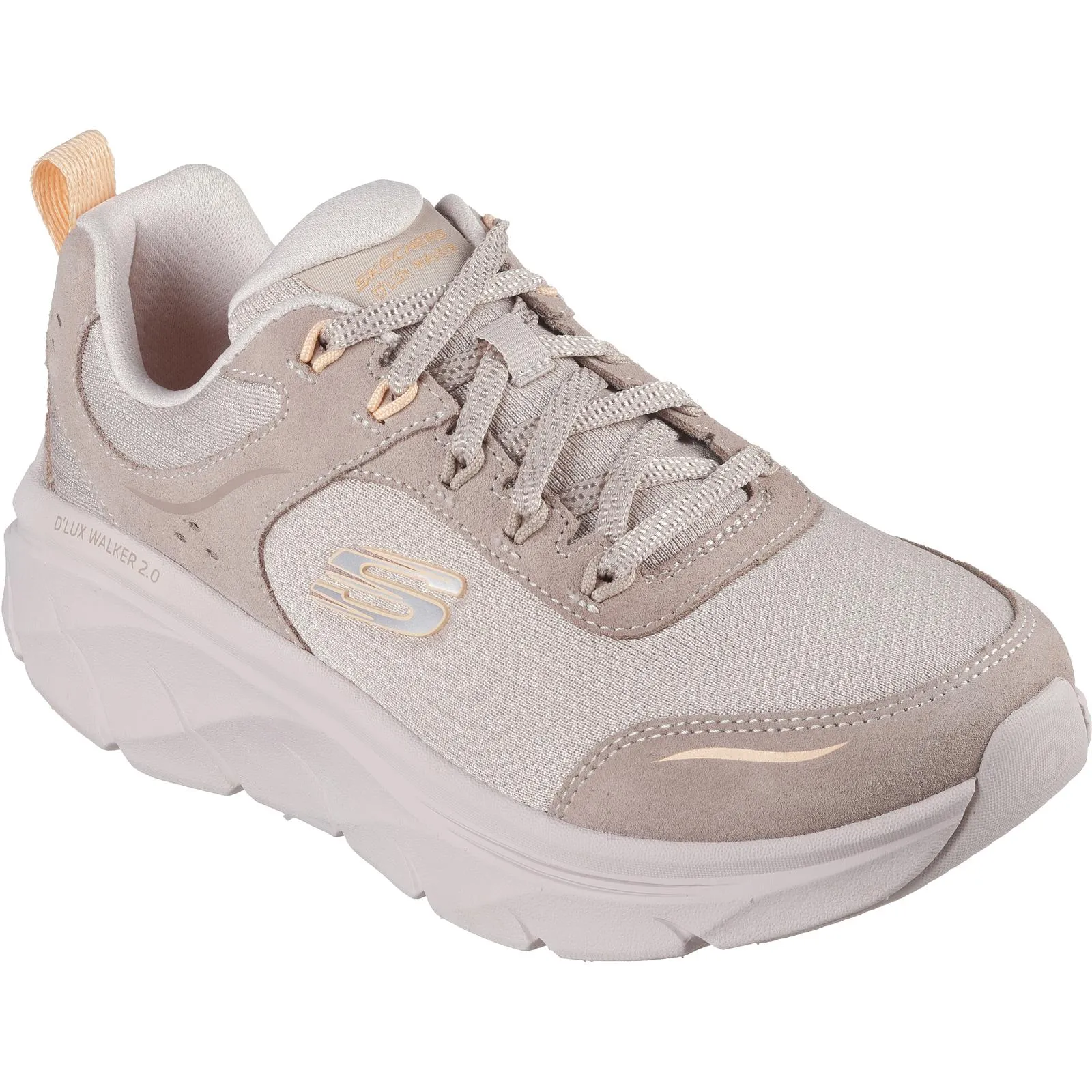 Skechers Womens D'Lux Walker 2.0 Memory Foam Trainers