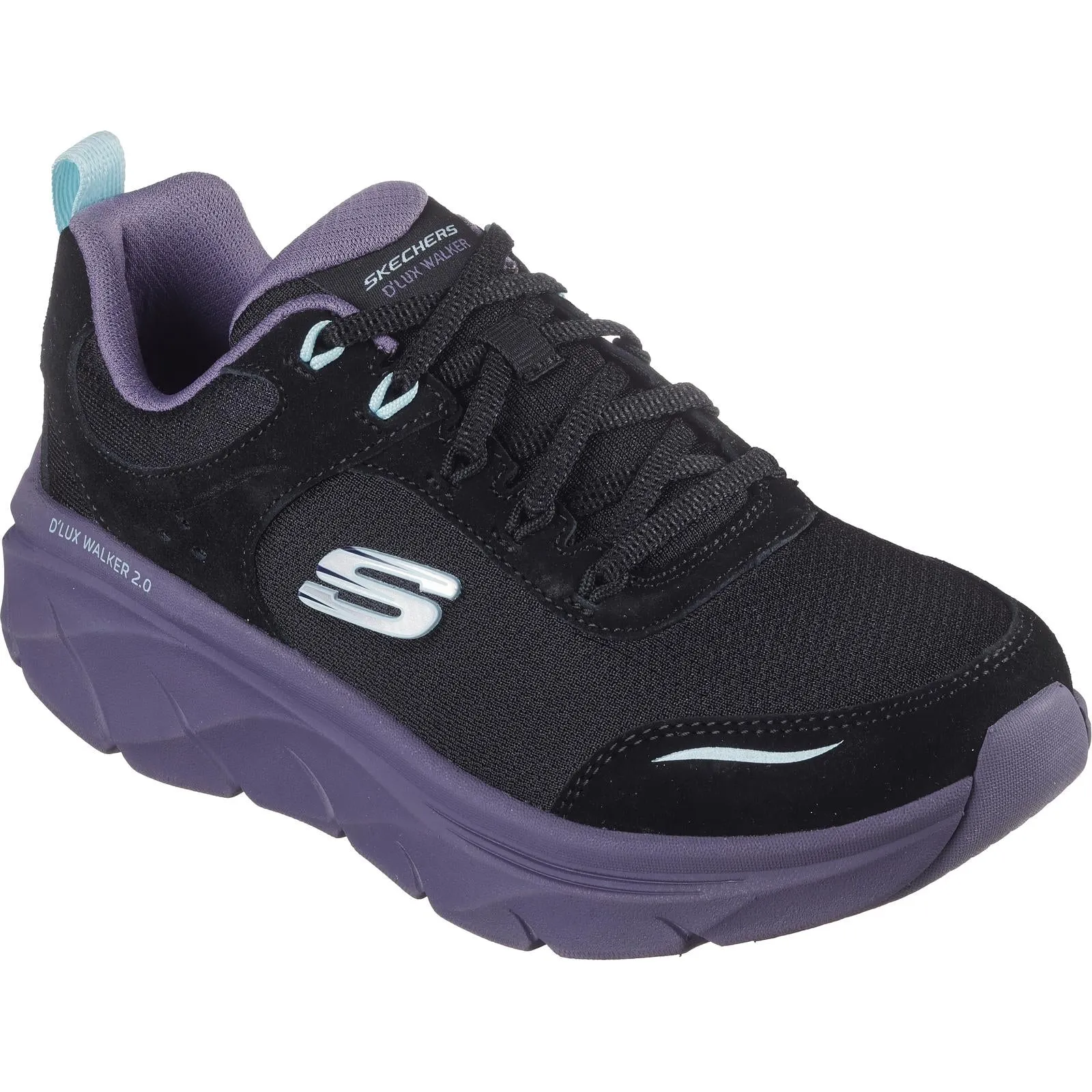 Skechers Womens D'Lux Walker 2.0 Memory Foam Trainers