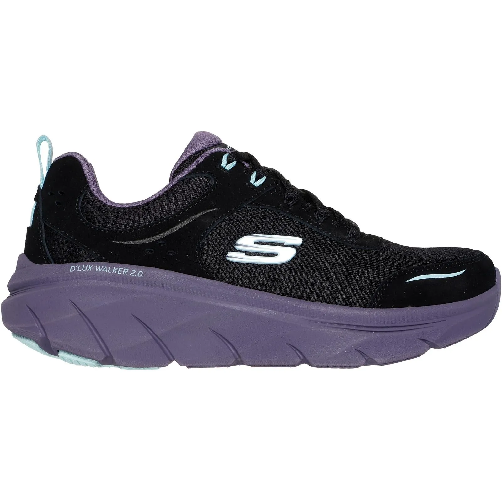 Skechers Womens D'Lux Walker 2.0 Memory Foam Trainers