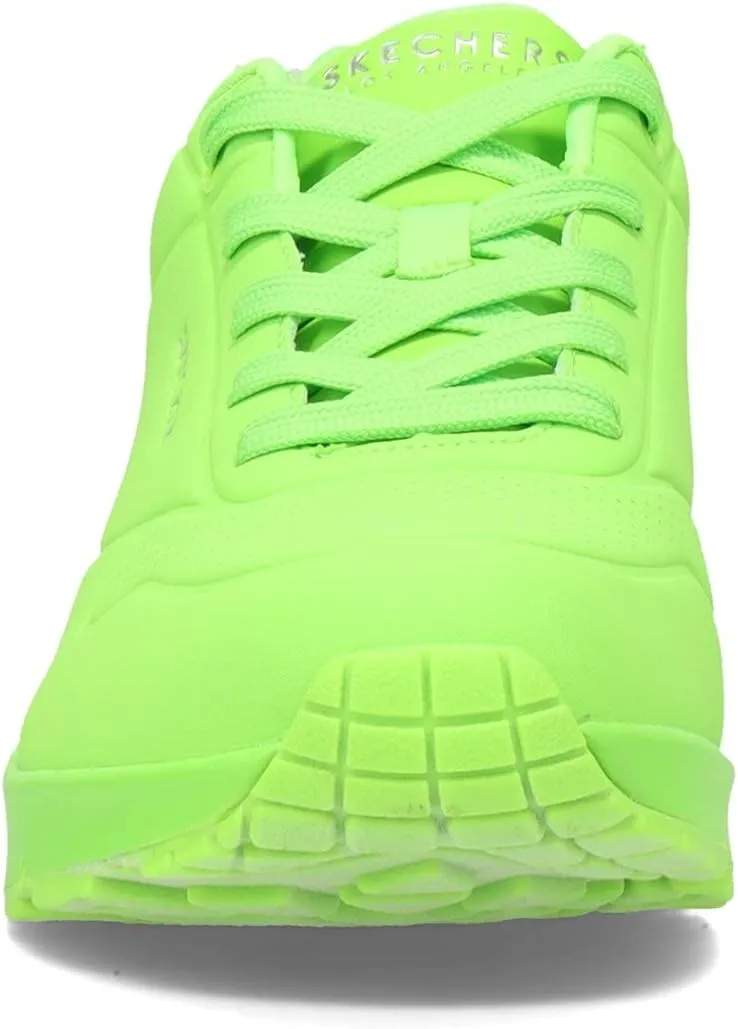 Skechers Womens UNO NIGHT SHADES Athletic Shoes Casual Sneakers Lime/Green