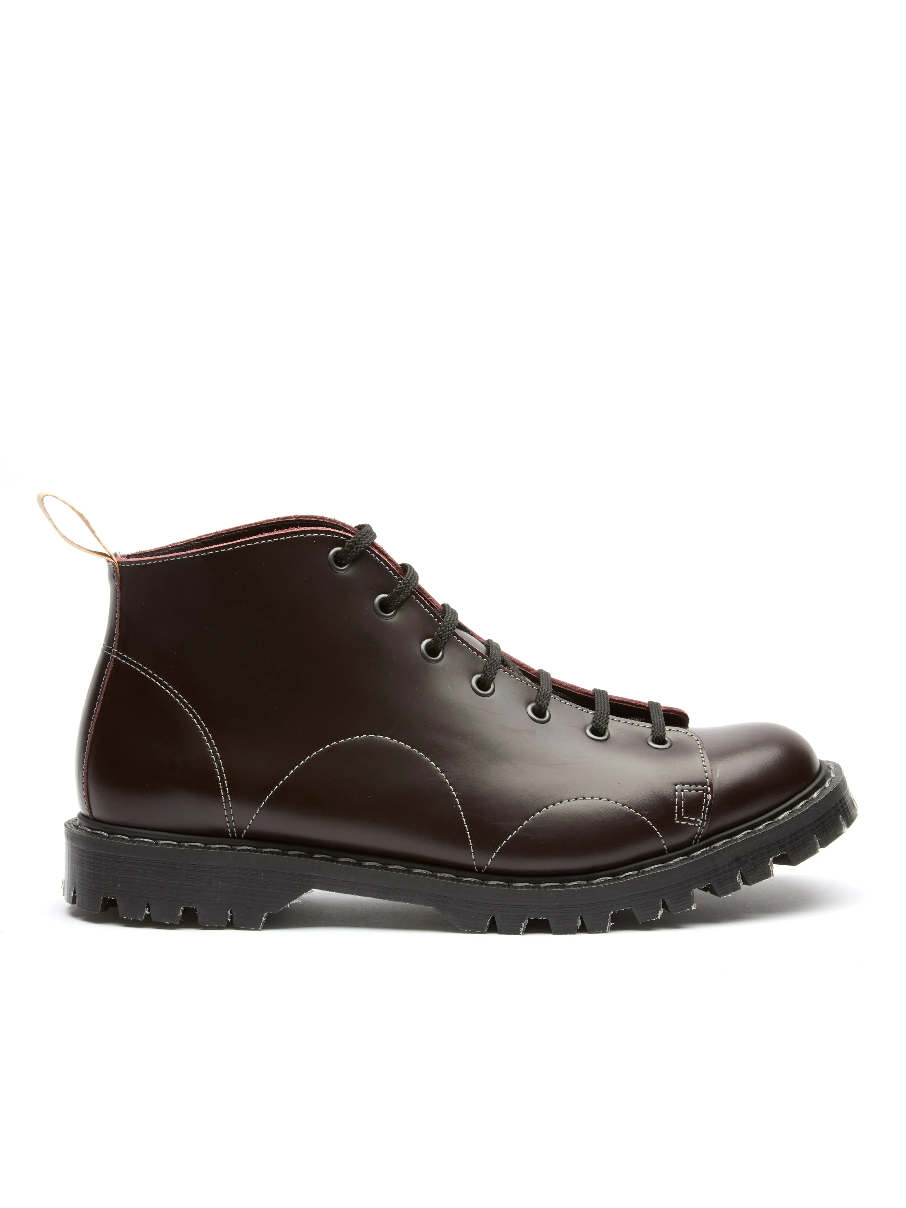 Solovair x Oliver Spencer Ox Blood Hi Shine Monkey Boot