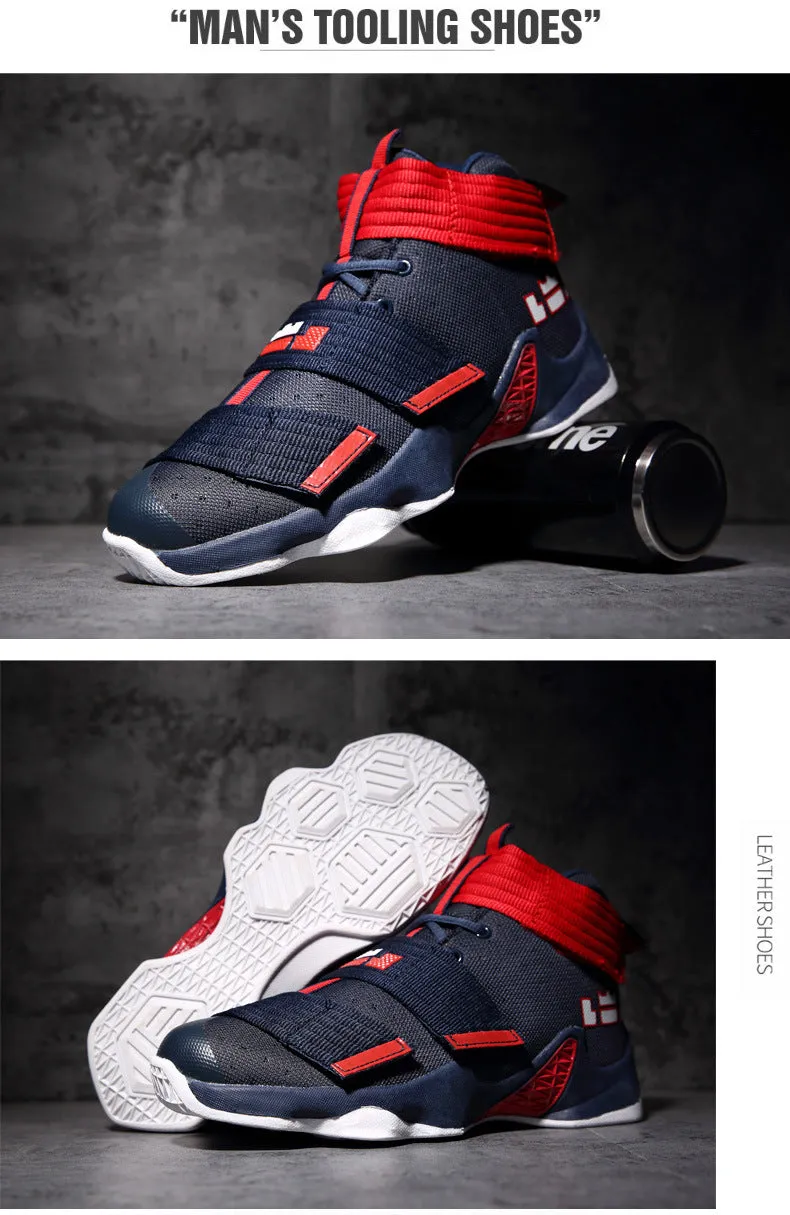 Spring new fashion shock absorption casual basketball shoes - Men's Shoes