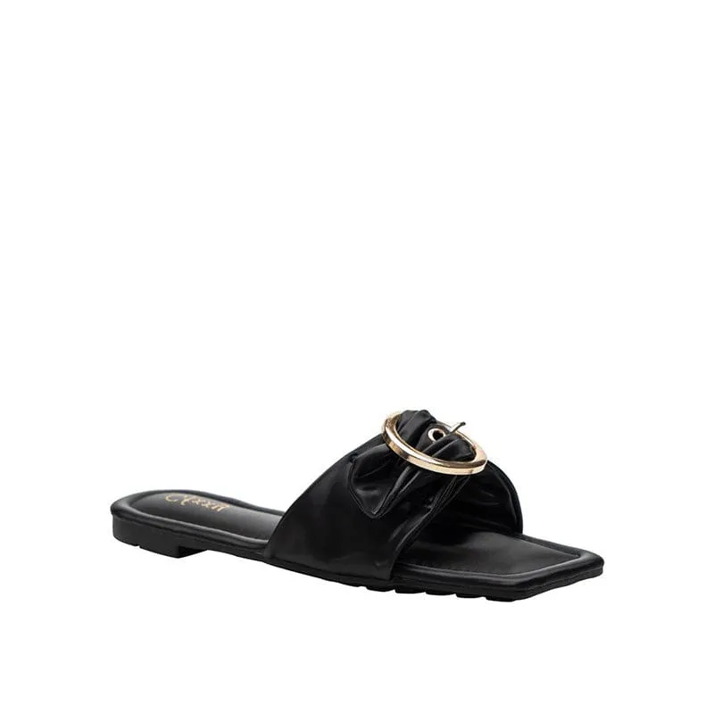 Square Toe Flat Sandals