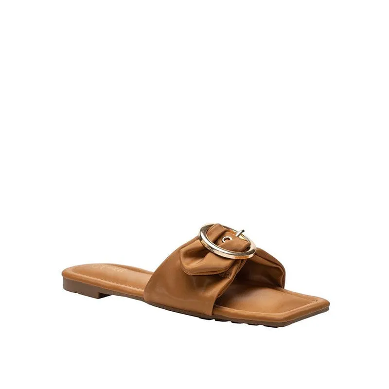 Square Toe Flat Sandals