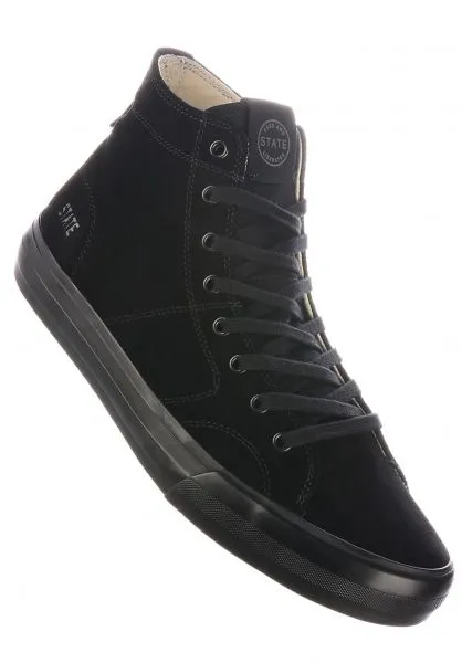 STATE FOOTWEAR - BUSHWICK SUEDE - BLACK