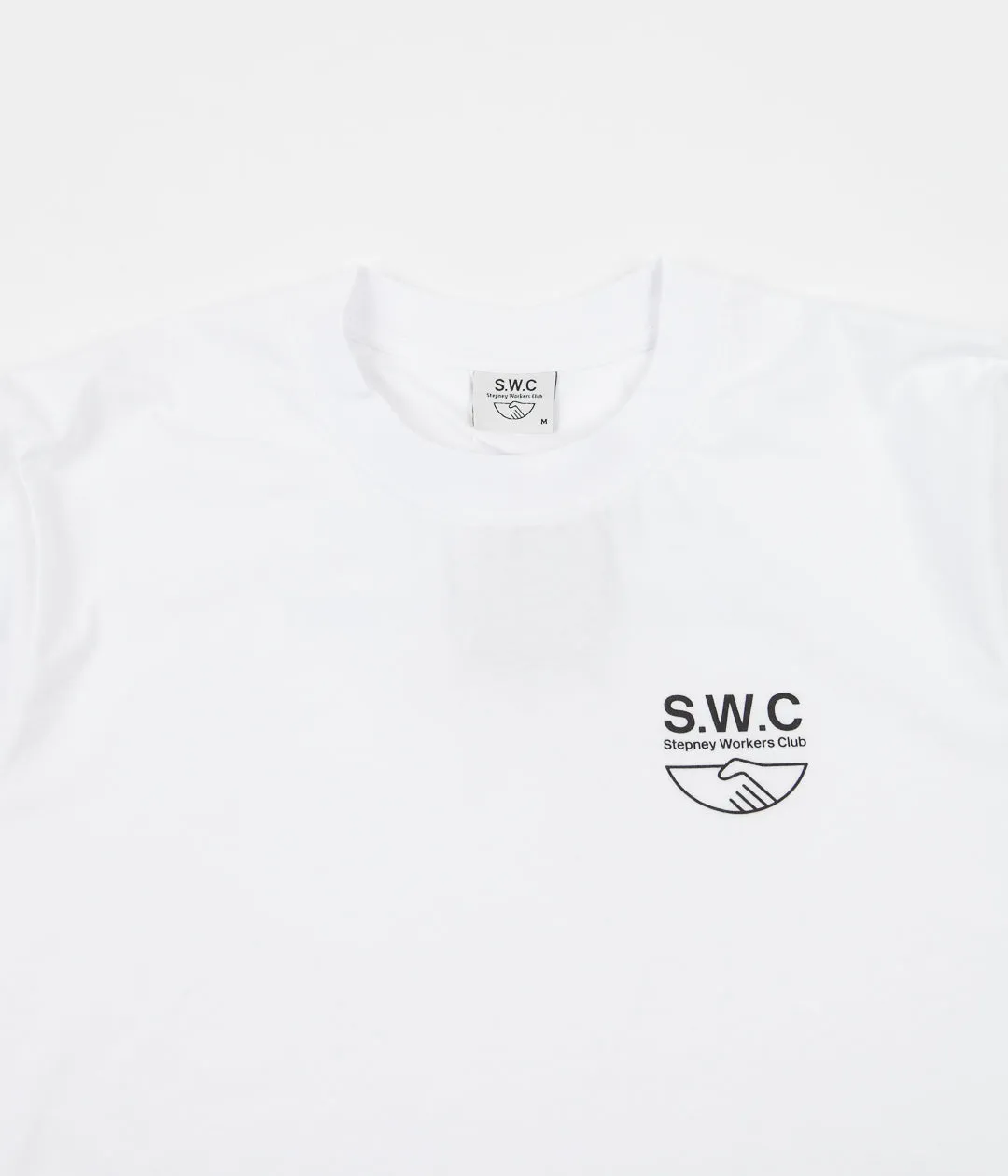 Stepney Workers Club Handshake T-Shirt - White