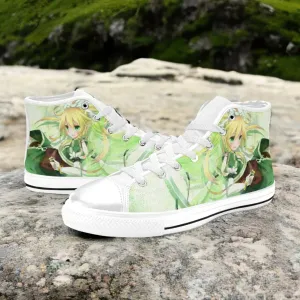 Sword Art Online Leafa Shoes High Top Sneakers for Kids and Adults