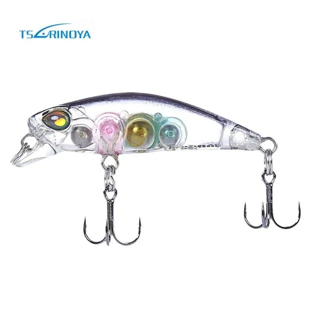 TSURINOYA DW29 Outdoor 42MM Fishing Lure Soft Baits  Hard Fishing Lure Crank Bait 10 Colors Fish Lures 3D Eyes Lures