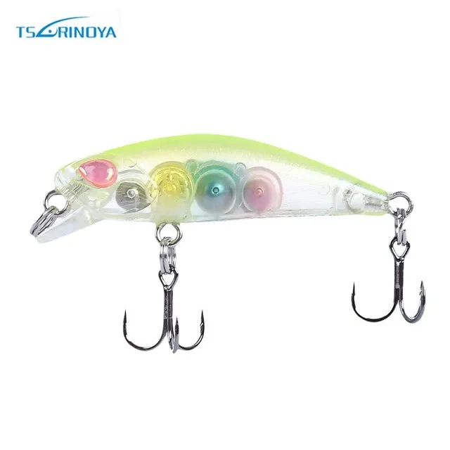 TSURINOYA DW29 Outdoor 42MM Fishing Lure Soft Baits  Hard Fishing Lure Crank Bait 10 Colors Fish Lures 3D Eyes Lures