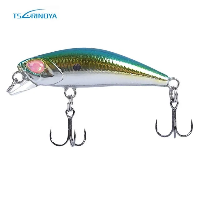 TSURINOYA DW29 Outdoor 42MM Fishing Lure Soft Baits  Hard Fishing Lure Crank Bait 10 Colors Fish Lures 3D Eyes Lures