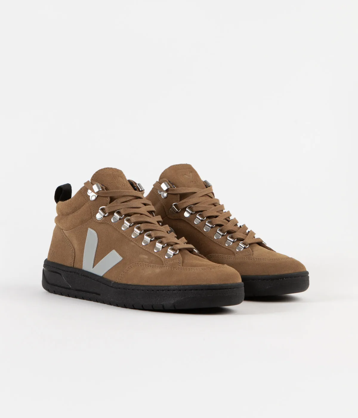 Veja Roraima Suede Shoes - Tent / Oxford Grey / Black Sole