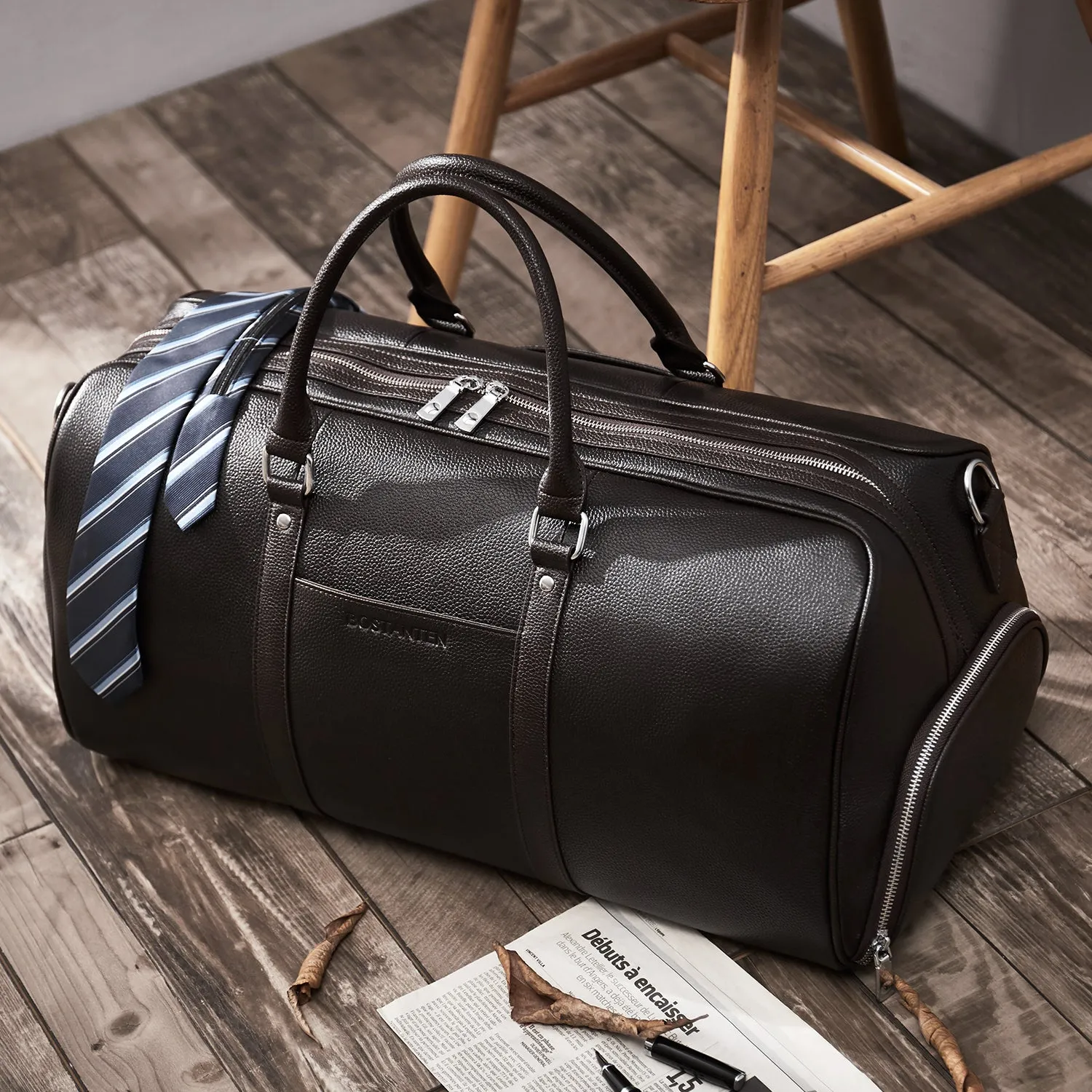 Vixen Elegant and Durable: Leather Duffle Bag for All Adventures